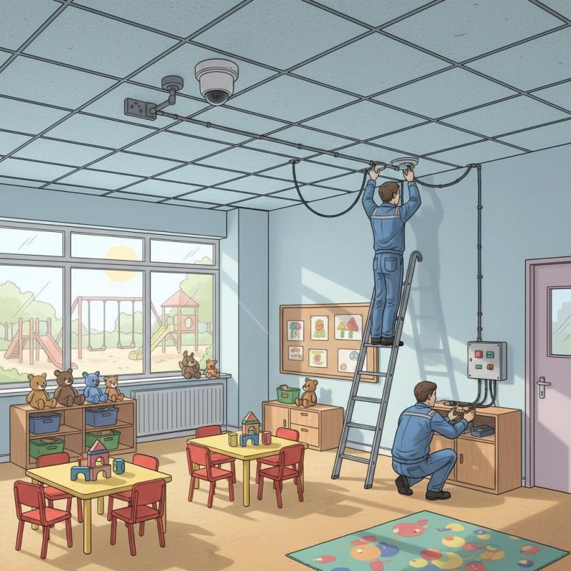 Установить видеонаблюдение в детском саду заказать в Барнауле, цена, интернет магазин cameralook