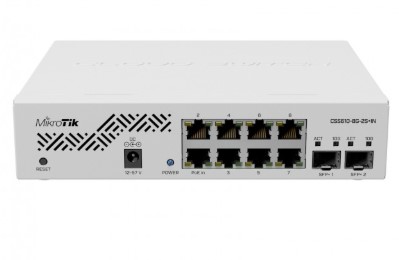 Коммутатор MIKROTIK CSS610-8G-2S+IN
