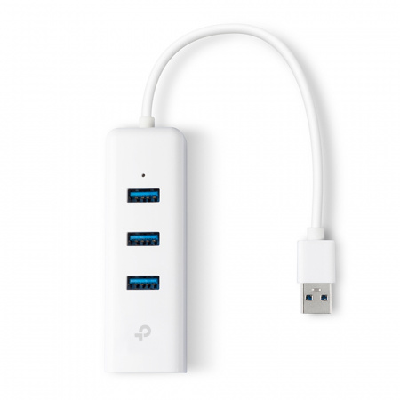 3-портовый концентратор и гигабитный адаптер TP-Link UE330