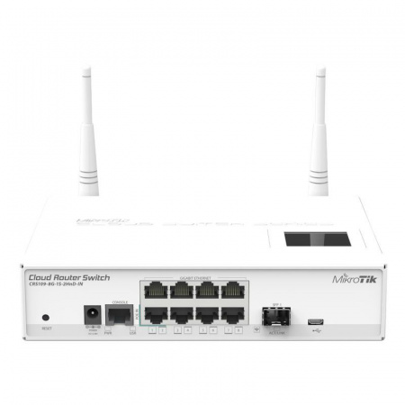 Коммутатор MIKROTIK CRS109-8G-1S-2HND-IN