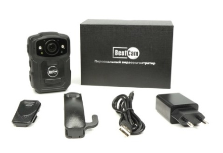 Видеорегистратор нагрудный BestCam B02 (Глонасс/GPS, Wi-Fi) 128Гб
